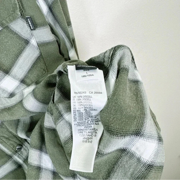 Diesel Checked Green Snap Button Shirt - Picture 11 of 16